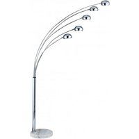 Giraffe 5 Light Modern Floor Lamp Finish In Polished Chrome Giraffe 5 Light Modern Floor Lamp Finish In Polished Chrome