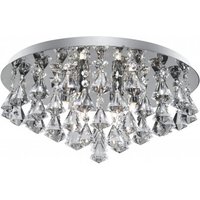 Hanna 8 Lamp Semi Flush Ceiling Light Finished In Chrome Hanna 8 Lamp Semi Flush Ceiling Light Finished In Chrome