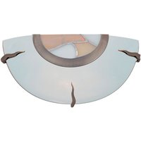 Single Wall Light With Tiffany and Frosted Glass Detail Single Wall Light With Tiffany and Frosted Glass Detail