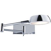 Chrome 1 Lamp Adjustable Wall Light With Swing Arm Chrome 1 Lamp Adjustable Wall Light With Swing Arm