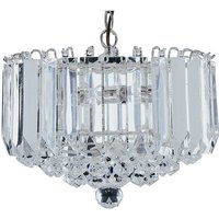 Sigma Chrome 4 Lamp Ceiling Light With Acrylic Prisms And Balls Sigma Chrome 4 Lamp Ceiling Light With Acrylic Prisms And Balls