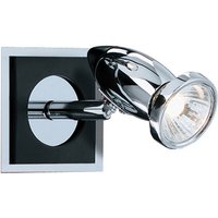Comet Chrome And Black Wall Adjustable Spotlight Comet Chrome And Black Wall Adjustable Spotlight