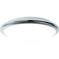 Chrome Bathroom Ceiling Led Lamp In Frosted Glass Shade Chrome Bathroom Ceiling Led Lamp In Frosted Glass Shade