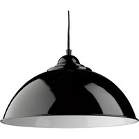 Fusion Sanford Black Finish Dome Shape Pendant Lamp Fusion Sanford Black Finish Dome Shape Pendant Lamp