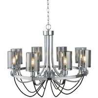 Catalina Chrome Ceiling Cable Lamp With Smoked Glass Shades Catalina Chrome Ceiling Cable Lamp With Smoked Glass Shades