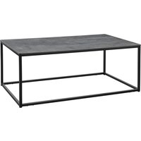 Extro Wooden Rectangular Coffee Table In Metallic Anthracite