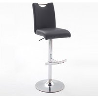 Furniture in Fashion Enjoy 63% Discount Aachen Black Faux Leather Gas Lift Bar Stool