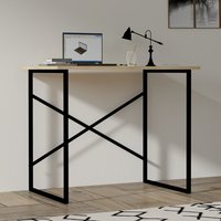 Addis Wooden Laptop Desk in Oak and Black