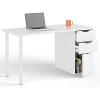 Adonia Reversible Wooden Laptop Desk In White