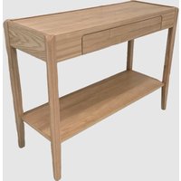 Adrian Wooden Rectangular Console Table With 1 Drawer In Natural