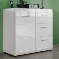 Adrian Sideboard In White With High Gloss Fronts And 1 Door Adrian Sideboard In White With High Gloss Fronts And 1 Door