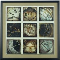 Agatiyo Framed Time Has Come Wall Art In Multi Coloured