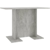 Alayka Rectangular Wooden Dining Table In Concrete Effect