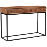 Albany Wooden Console Table With 2 Drawers In Natural