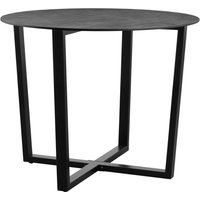 Aldgate Small Wooden Dining Table In Anthracite