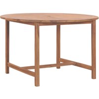 Alfresco Outdoor Round Solid Wood Dining Table in Teak