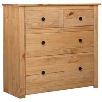 Altoona Wooden Sideboard With 4 Doors In Brown