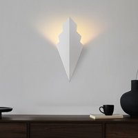 Alvion Metal Diamond-Shaped Wall Light in White
