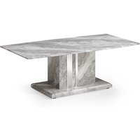 Amarillo Marble Rectangular Coffee Table In Grey