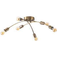 Brelan 6 Light Metal Ceiling Light in Vintage