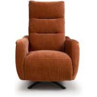 Arcata Fabric Electric Recliner Chair In Cinnamon