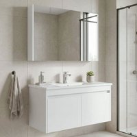 Arno Wooden Bathroom Furniture Set with 5 Doors in White