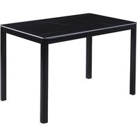 Arta Small Sintered Stone Dining Table In Black