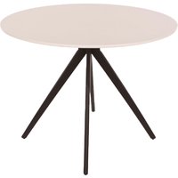 Arta Wooden Round Dining Table In White