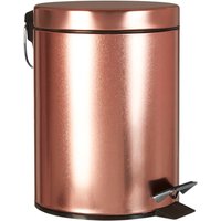 Aurora Metal 5000ml Pedal Bathroom Bin In Rose Gold
