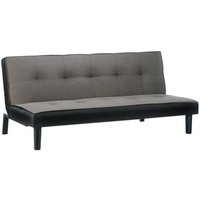Aurorae Fabric Sofa Bed In Grey