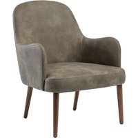 Avelay Faux Leather 1 Seater Sofa In Steel Grey
