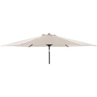 Aviro Garden Polyester Round Tilting 3.0m Parasol in Ecru