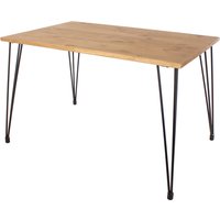Avoch Large Wooden Rectangular Dining Table In Oak
