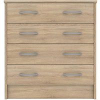 Babylon Wooden Chest Of 4 Drawers In Oak