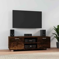 Banning 120cm Wooden TV Stand With 2 Doors In Smoked Oak