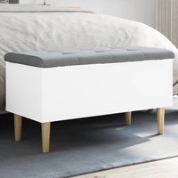 Barberton 82cm Wooden Hallway Storage Bench In White