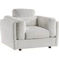 Barrie Fabric 1 Seater Sofa In Beige