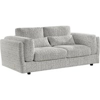 Barrie Fabric 3 Seater Sofa In Grey