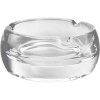 Beaumont Large Crystal Plain Ashtray In Clear
