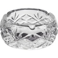 Beaumont Large Crystal Textured Ashtray In Clear