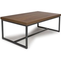 Beloit Wooden Rectangular Coffee Table In Smoked Oak