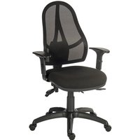 Bingley Home Office Chair In Black Fabric With Mesh Back Bingley Home Office Chair In Black Fabric With Mesh Back