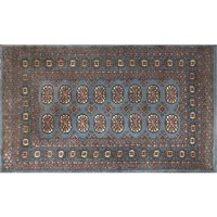 Bokhara 60x90cm Hand-Knotted Wool Rug In Blue