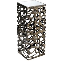 Branson Small Glass Metal Decorative Pillar In Bronze