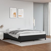 Brighton Faux Leather Super King Size In Black