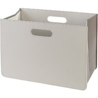 Brooklyn Imitation Leather Magazine Rack - White