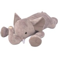 Bulverde 95cm Polyester Plush Elephant Cuddly Toy - Grey