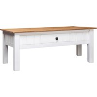 Bury Wooden Coffee Table With 1 Drawer In White And Brown