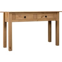 Bury Wooden Console Table With 2 Drawer In Brown