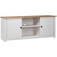 Bury Wooden TV Stand With 2 Doors In White And Brown